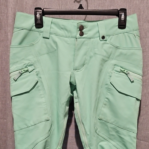 Burton Dry Ride Mountain Dew Collection Mint Green Snowboard Pants - Picture 2 of 16